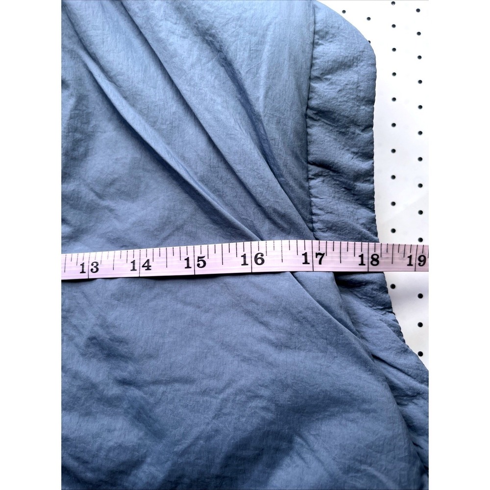 FP Movement Free People Highline Reversible Sherpa Vest Blue Size Medium - Picture 5 of 13